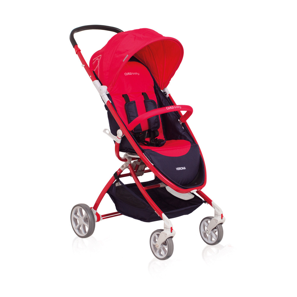 Детская прогулочная коляска Coto baby Verona red