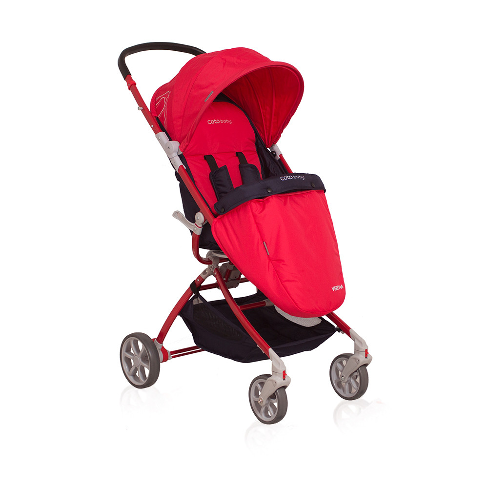 Детская прогулочная коляска Coto baby Verona red - фото 3 - id-p50509246