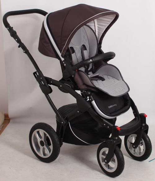 Детская прогулочная коляска Coto baby Latina 2 в 1 brown - фото 2 - id-p50509356