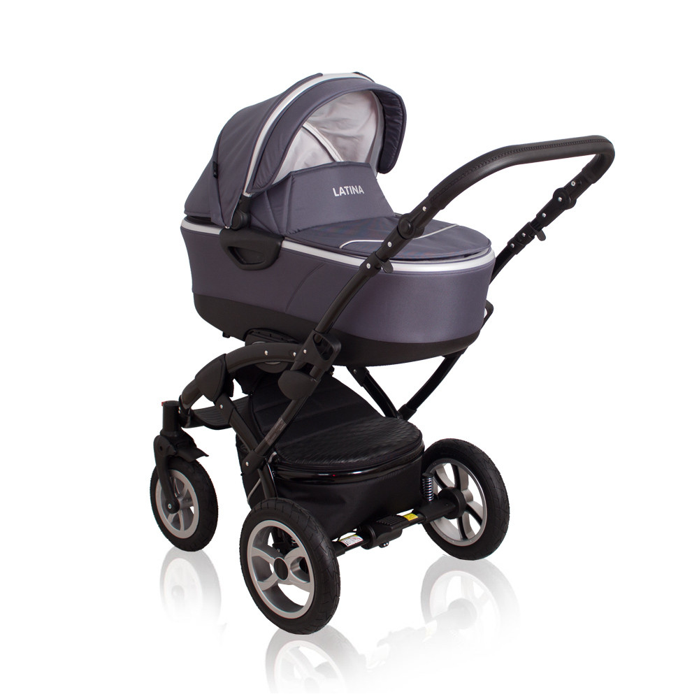 Детская прогулочная коляска Coto baby Latina 2 в 1 graphite - фото 1 - id-p50509495