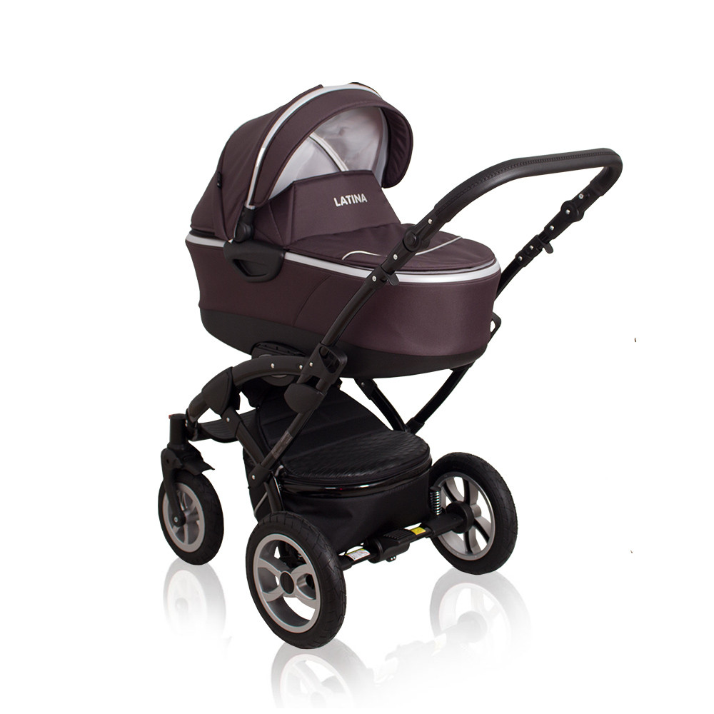 Детская прогулочная коляска Coto baby Latina 3 в 1 brown - фото 1 - id-p50509917