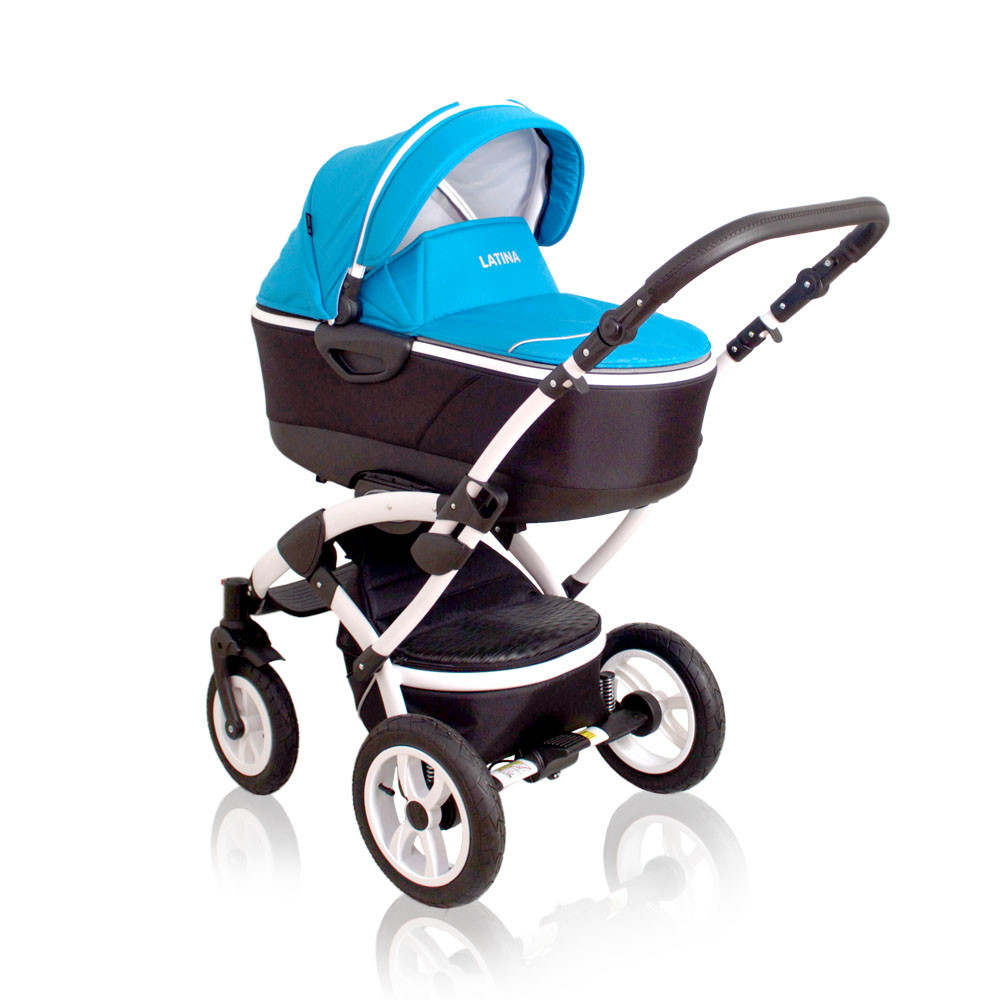 Детская прогулочная коляска Coto baby Latina 3 в 1 blue - фото 1 - id-p50511593