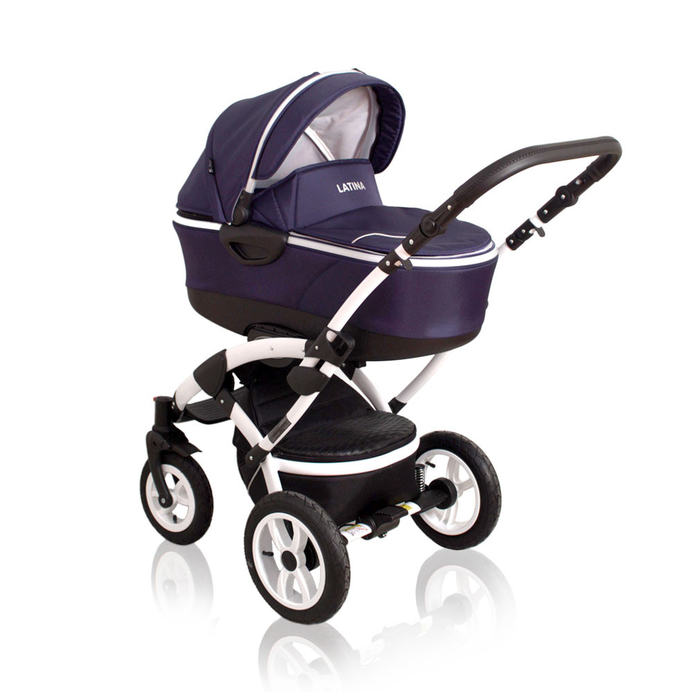 Детская прогулочная коляска Coto baby Latina 3 в 1 dark blue - фото 1 - id-p50511619