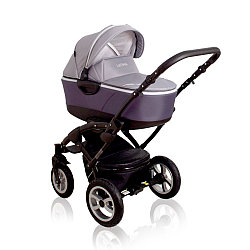 Детская прогулочная коляска Coto baby Latina 3 в 1 grey