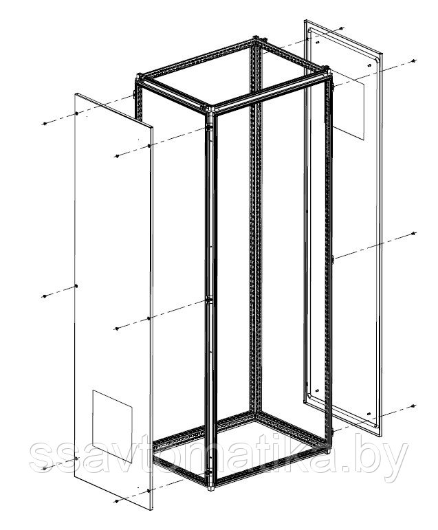 Комплект боковых стенок для монтажа вентилятора PF (В2200*Г1000) - фото 1 - id-p50513481