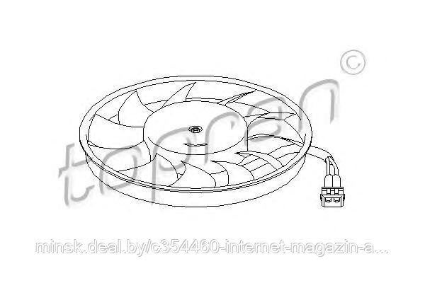 Вентилятор радиатора VW TRANSPORTER IV 90-03 - фото 1 - id-p50514438