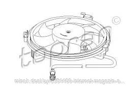 Крыльчатка вентилятора AUDI A4 / A6 / SKODA SUPERB / VW PASSAT - фото 1 - id-p50515088