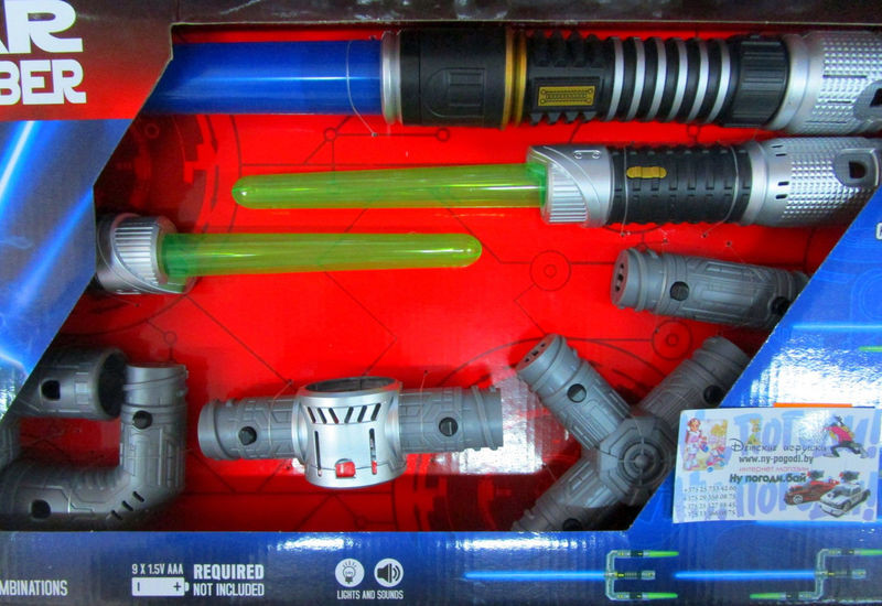 Световой Джедайский меч Star Wars системы BLADEBUILDERS (для создания собственных моделей) свет, звук - фото 2 - id-p50520485