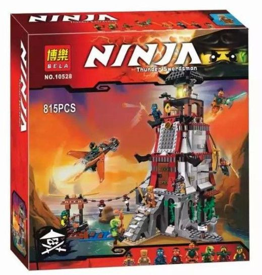 Конструктор Bela Ninja 10528 (аналог Lego Ninjago 70594) "Осада маяка" 815 дет - фото 1 - id-p50521966
