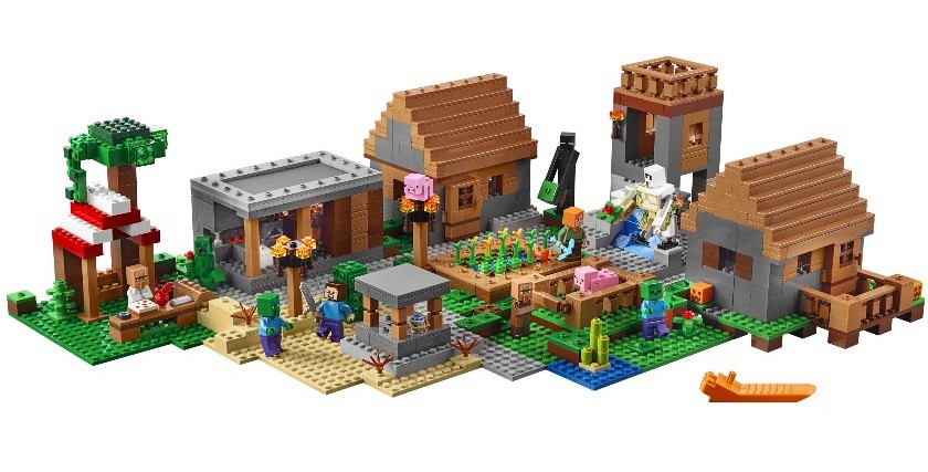Конструктор Деревня Micro World Майнкрафт 1650 деталей (Minecraft 79351) - фото 3 - id-p50522323