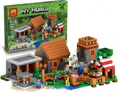 Конструктор Деревня Micro World Майнкрафт 1650 деталей (Minecraft 79351) - фото 4 - id-p50522323