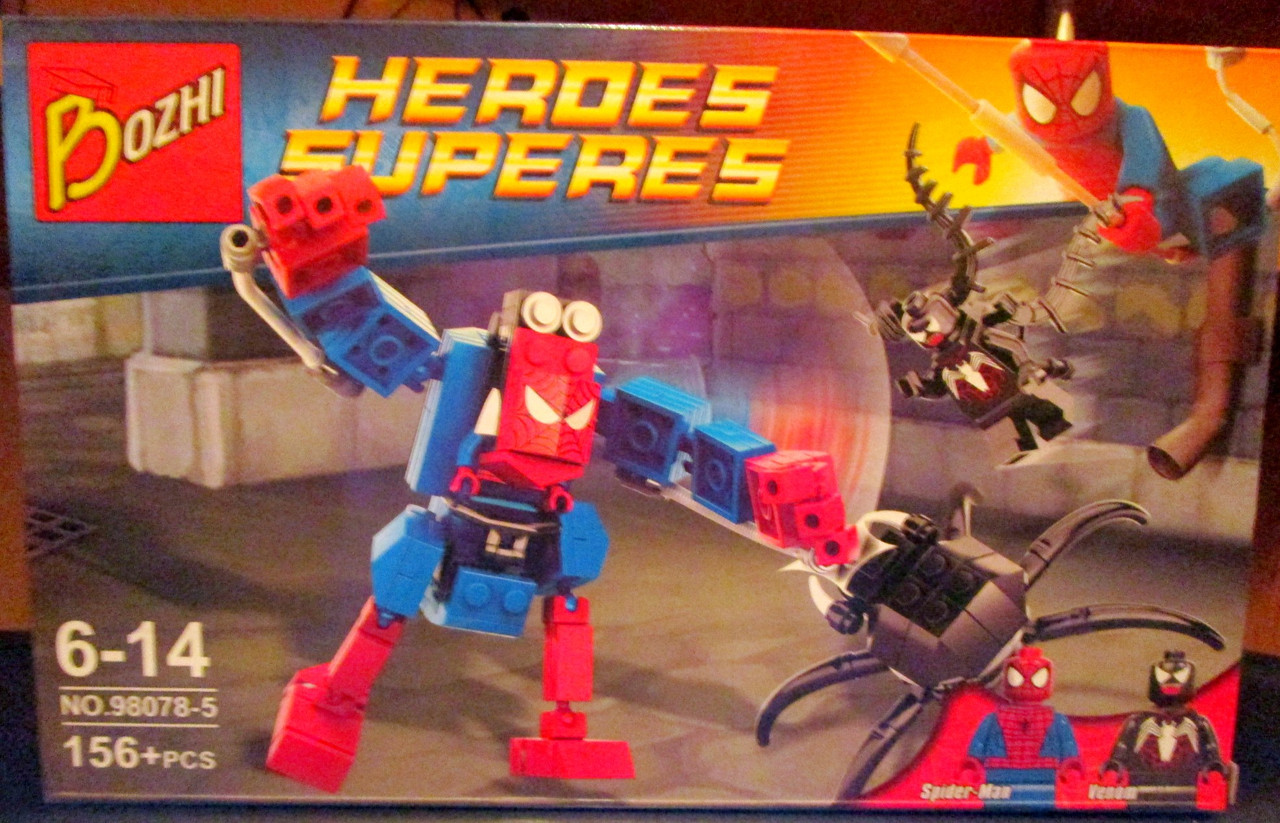 Конструктор аналог лего "super heroes" spider-man арт.98078-5