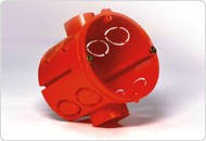 Коробка установочная углубленная 80-0510 С безгалогенная (HF) 64х60 с саморезами