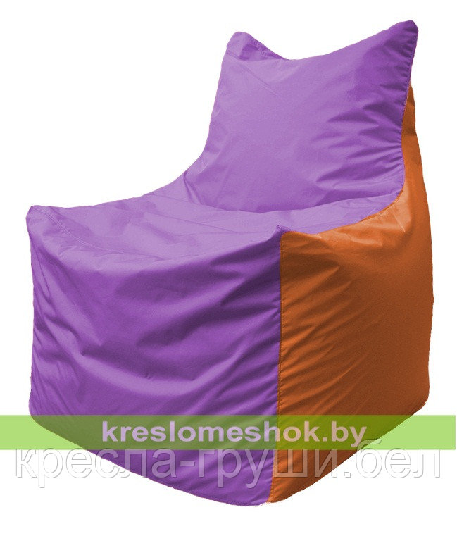 Кресло мешок Фокс Ф 21-110 (сиренево - оранжевый)