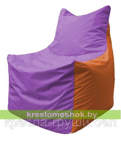 Кресло мешок Фокс Ф 21-110 (сиренево - оранжевый), фото 2