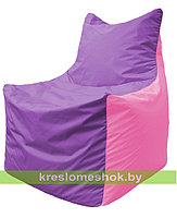 Кресло мешок Фокс Ф 21-109 (сиреневый - розовый)