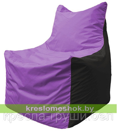 Кресло мешок Фокс Ф 21-101 (сиреневый - чёрный), фото 2