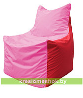 Кресло мешок Фокс Ф 21-199 (розово-красный)