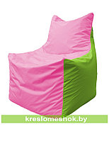 Кресло мешок Фокс Ф 21-197 (розово-салатовый)