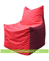 Кресло мешок Фокс Ф 21-180 (красный - бордовый)