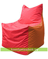 Кресло мешок Фокс Ф 21-176 (красно-оранжевый)