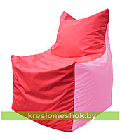 Кресло мешок Фокс Ф 21-175 (красно-розовый)