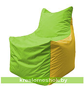 Кресло мешок Фокс Ф 21-167 (салатовый - жёлтый)