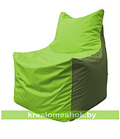 Кресло мешок Фокс Ф 21-164 (салатовый - оливковый)