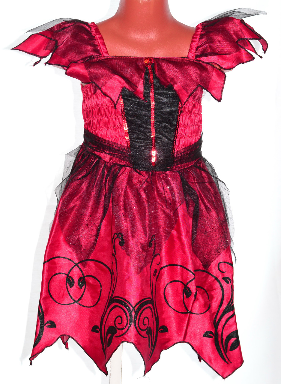 Платье для утренника "Огненная Фея" на 3-4 года рост 104 см