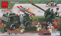 Конструктор Brick (Брик) 812 Ракетная установка 242 деталей, аналог Lego