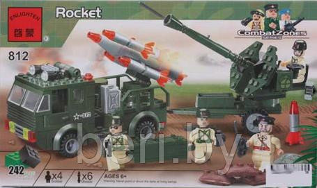 Конструктор Brick (Брик) 812 Ракетная установка 242 деталей, аналог Lego - фото 1 - id-p50583609