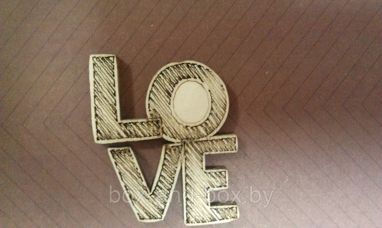 Декоративная накладка "Love" для декора - фото 1 - id-p50592929