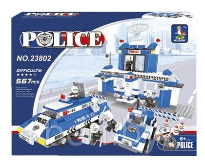 Конструктор Ausini (Аусини) 23802 Полицейский патруль 567 деталей, аналог Lego