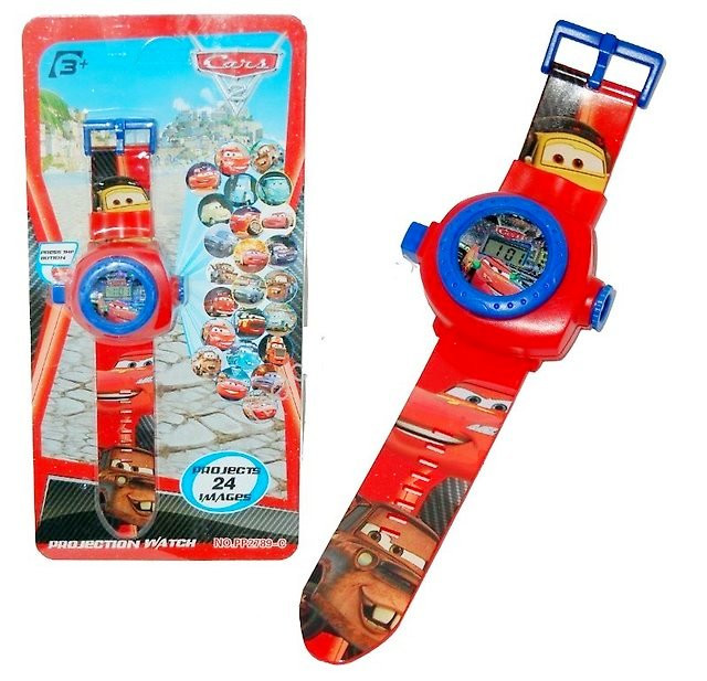 Детские часы маквин макуин "тачки" с проектором 24 картинки - фото 2 - id-p50596939