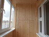 Шкафы из дерева на балкон (каркасные), фото 8