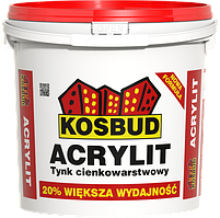 Акриловая штукатурка Kosbud ACRYLIT «барашек» 25 кг