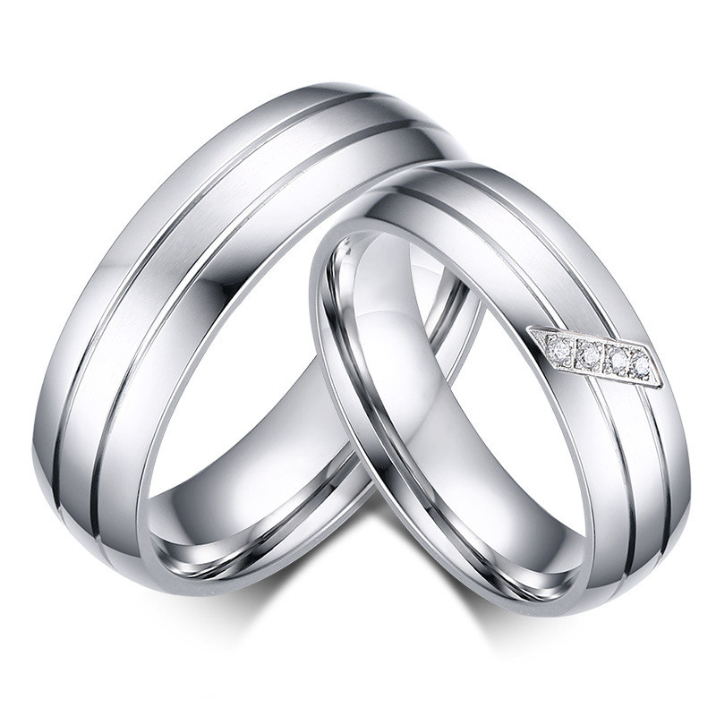 Парные кольца для влюбленных "Неразлучная пара 166", фото 1