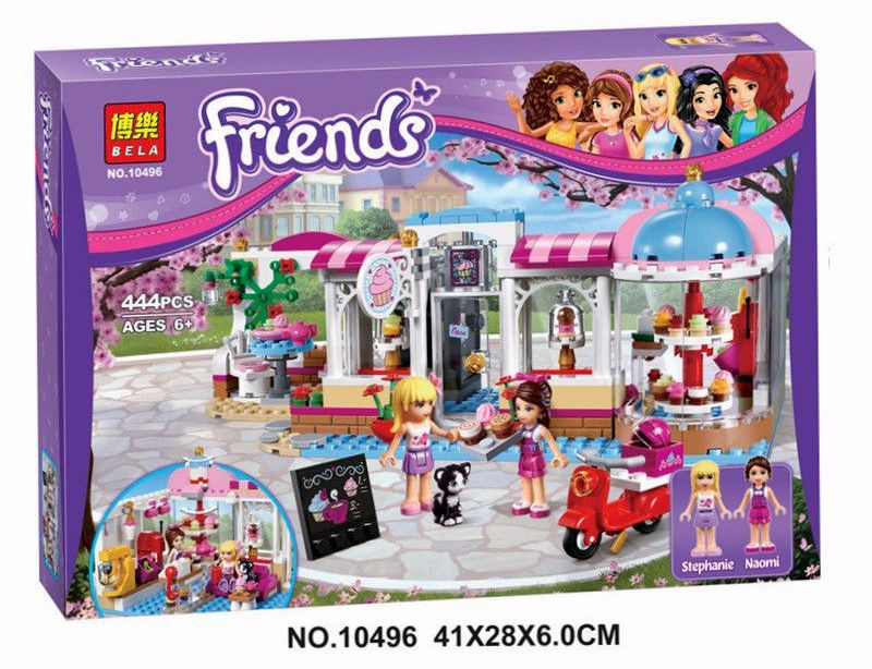 Конструктор Bela Friends 10496 "Кондитерская" (аналог LEGO Friends 41119), 444 дет - фото 1 - id-p50658019