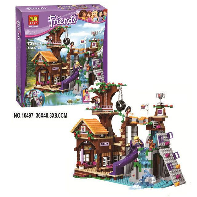 Конструктор Bela Friends 10497 "Спортивный лагерь: дом на дереве" (аналог LEGO Friends 41122), 739 дет - фото 2 - id-p50658024