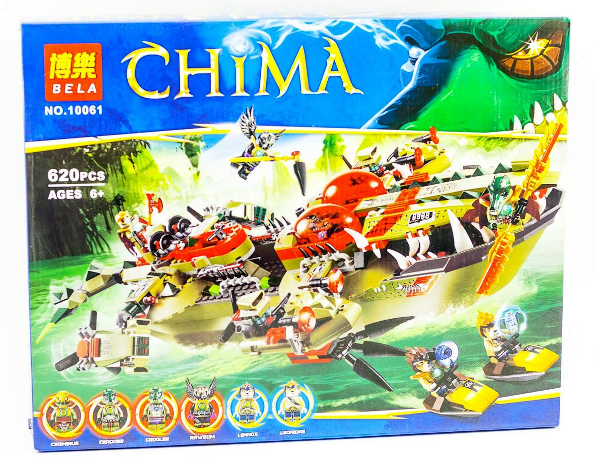 Конструктор Bela Chima (аналог Lego) "Флагманский корабль Краггера", 620 д - фото 1 - id-p50666360