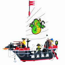 Конструктор Brick (Брик) 301 Пиратский корабль 211 деталей, аналог LEGO - фото 2 - id-p50669015