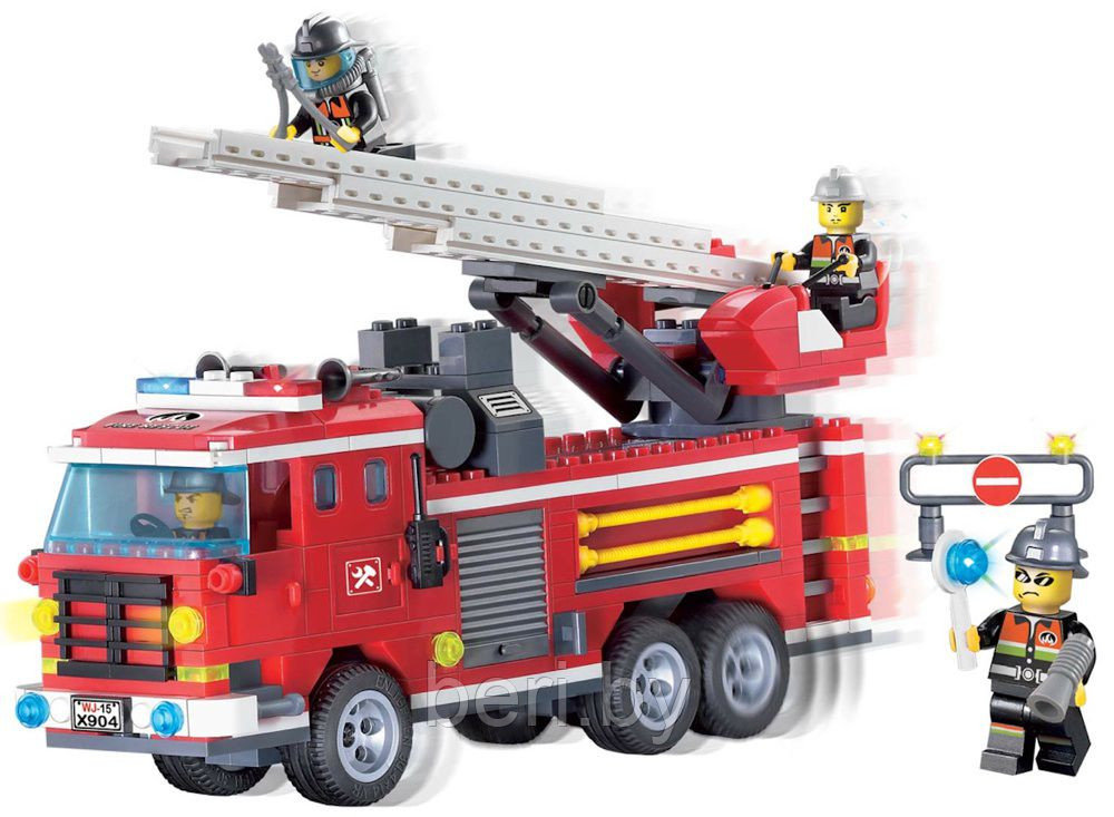 Конструктор Brick (Брик) 904 Пожарная охрана 364 детали, аналог LEGO - фото 2 - id-p50670576