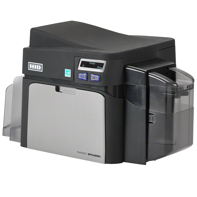 Принтер пластиковых карт Fargo DTC4250e с лотком на 100 карт - фото 1 - id-p50672117