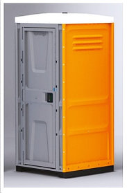 Туалетная кабина Lex Group Toypek, оранжевая