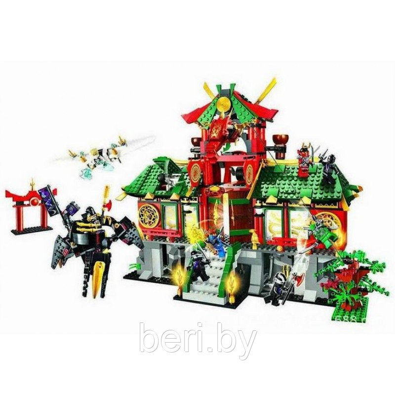 Конструктор Bela Ninja 9797 Битва за город Ниндзяго сити 1223 детали (аналог Lego Ninjago) - фото 2 - id-p50684008