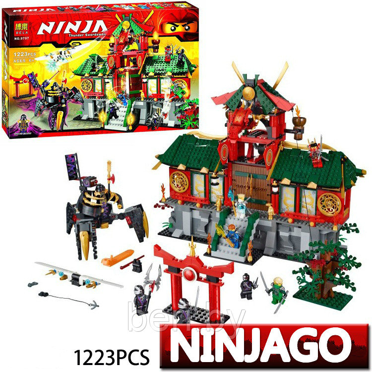 Конструктор Bela Ninja 9797 Битва за город Ниндзяго сити 1223 детали (аналог Lego Ninjago) - фото 3 - id-p50684008