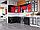 Угловая кухня Виола Ларго 2.6х1.5 м (дуб полярный/белый), фото 6