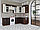 Угловая кухня Виола Каприз 2.6х1.5 метра белый глянец/бордо глянец, фото 5