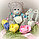 Букет из мягких игрушек (мишек), арт. РБ01-11 (розовый), фото 2