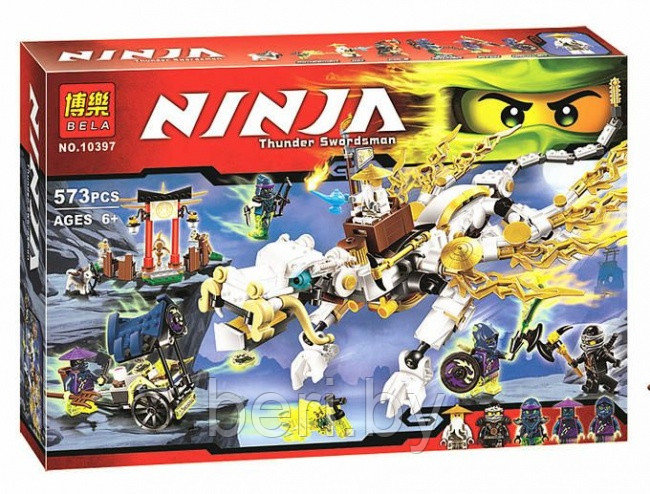 Конструктор Bela Ninja 10397 Дракон мастера Сэнсэя By 573 детали (аналог Lego Ninjago 70734) - фото 1 - id-p50735008